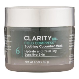 ClarityRx Cold Compress Soothing Cucumber Mask 1.7 oz. Facial Mask
