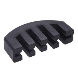 Chienti - Rubber Mute silencer 4/4 Violin Fiddle slight Practice Black