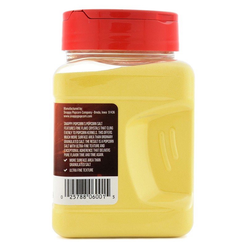 Snappy Butter Burst Flavored Popcorn Kit, Buttery Flavored Theater Salt