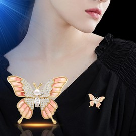 Butterfly Brooch Pin for Women Butterfly Enamel Brooches Pins Butterfly Jewelry Gifts for Women Men