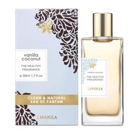 Lavanila Vanilla Coconut Perfume for Women 1.7 Fl Oz - Tropical Coconut, Tahitian Tiare Flower & Warm Vanilla Fragrance, Clean and Natural Eau de Parfum Made In USA