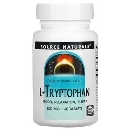 L 트립토판 500 mg 60 타블렛 유통기한 보장 L Tryptophan 500 mg 60 Tablets Expiration Date Guaranteed