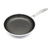 Cooksy 9 Inch Honeycomb Surface Hybrid Stainless Steel Frying Pan
