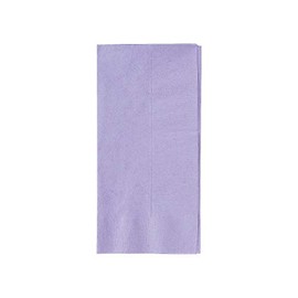 Fun Express - Lavender Dinner Napkin (50pc) - Party Supplies - Solid Tableware - Solid Napkins - 50 Pieces