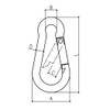 FregocS SHSY10-06p Spring Snaps, Nominal 0.4 inches (10 mm), Stainless