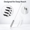 2pcs Deep Cleaning Washing Machine Brush with Extra-Long Handle, Sponge