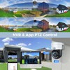 Hiseeu 360° Security Camera Outdoor with Color Night Vision,4K POE
