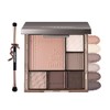 Lynlyulinger Eyeshadow Palette, 6 Colors, Matte & Glitter, High Adhesion,