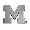 FANMATS 14824 Michigan Wolverines 3D Chrome Metal Auto Emblem