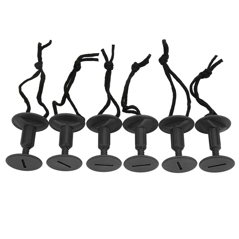 6Pcs Surf Board Leash Leg Rope Plug Nylon Plastic Surf