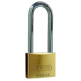 ABUS 04778 63mm Long Shackle Brass Padlock