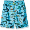 Hatley - Pantalones Cortos para niños, Reptiles Rambuncciosos, 5 Años
