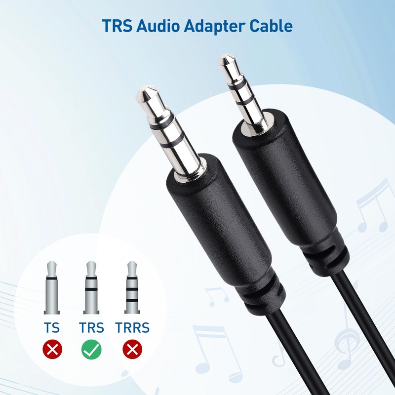 Cable Matters Combo-Pack TRS 2.5 mm and 3.5 mm Headphone