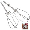 2Pcs 304 Stainless Steel Hand Mixer W10490648 Beater Accessories for