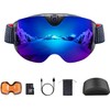 OhO Camera Ski Goggles, 4K Camera Snowboard Goggles with Adjusted