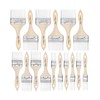 Bates- Chip Paint Brushes, 18 Pack, 1", 2", 3", Synthetic