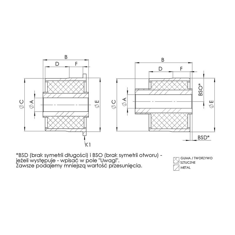 TEDGUM 01140852 Control Arm Bushing