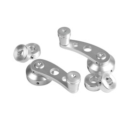 Pilot LA_02520 Racing Window Crank Aluminium 6 cm 2 Pieces