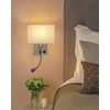 Galtlap Wall Sconce Plug in Cord Set of 2, Bedside