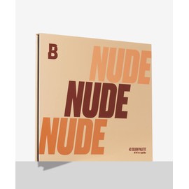 BEAUTY BAY Nude 42 Piece Colour Eyeshadow Palette Gift Set - Make Up Beauty Products - Vegan Gifts for Women - PETA Certified Cruelty Free - Matte - White, Pink, Peachy, Beige, Nude, Sepia & More