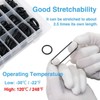 YUENTOEN 279Pcs Rubber O-Rings Kit, 18 Sizes Eyelet Sealing Gasket