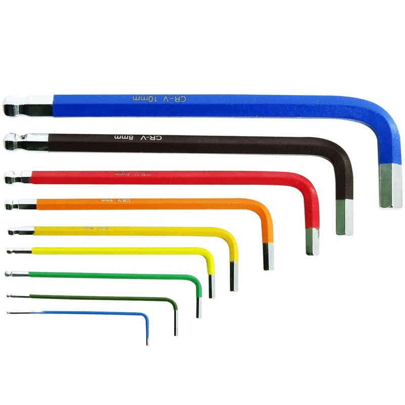 KENOH Color Ball Point Hex Key Set of 9