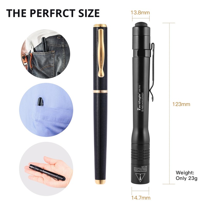 UV Light, UV Flashlight 365nm, Blacklight Flashlight Mini, Dental Curing