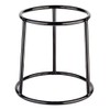 APS 33271 Multi Round Black Metal Buffet Stand with Non-Slip