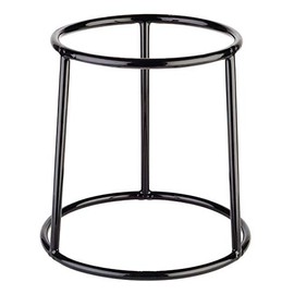 APS 33271 Multi Round Black Metal Buffet Stand with Non-Slip Coating Diameter 15.5/18 x 18 cm