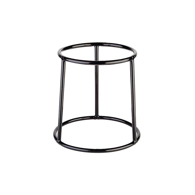 APS 33271 Multi Round Black Metal Buffet Stand with Non-Slip