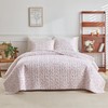 mixinni Full Queen Quilt Bedding Set with Pillow Shams, 3