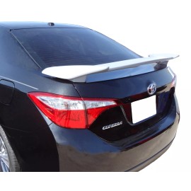 The Spoiler Store UNPAINTED PRIMED CUSTOM STYLE SPOILER FOR A TOYOTA COROLLA 4-DOOR  2014-2019