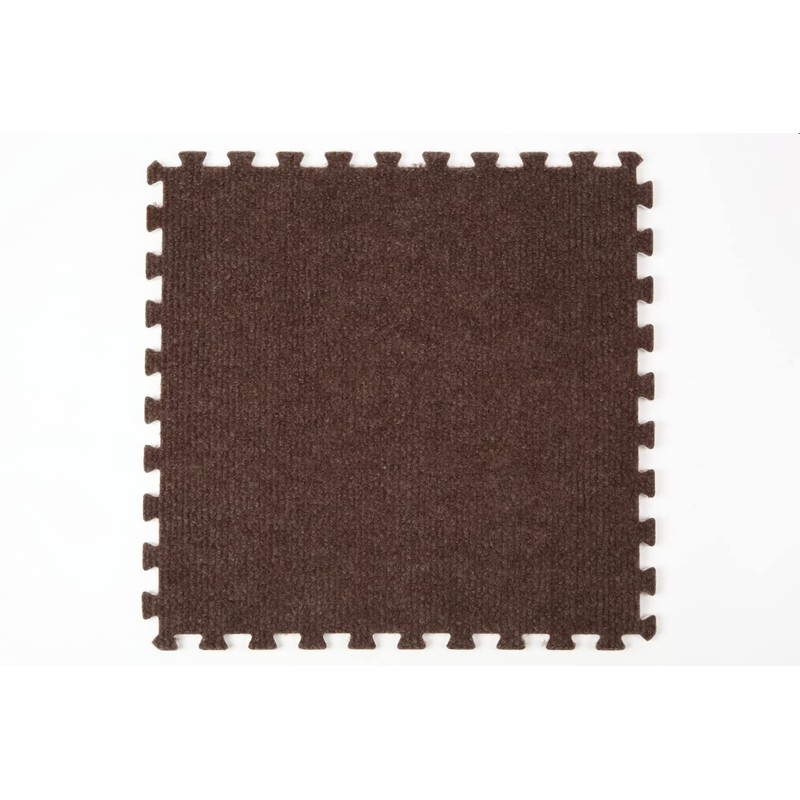 Yunox Carpet Mat Set of 9 Brown 16-125 0.7mm Thick
