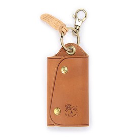IL BISONTE Key Case, Leather, Genuine Leather, Cowhide Leather, Women's, Men's, Unisex, Yardine
