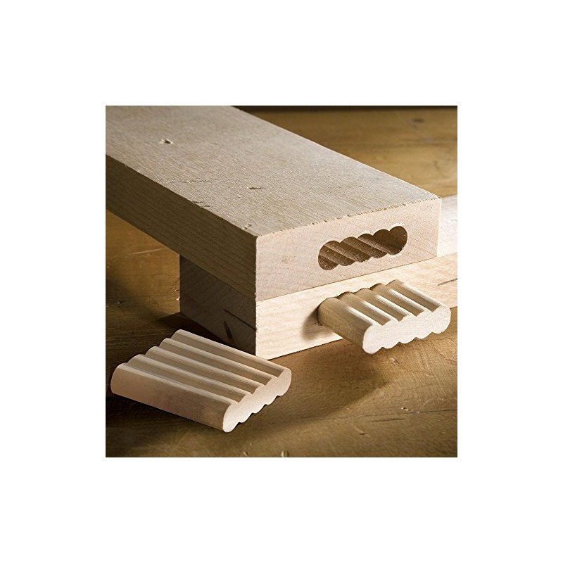 1/4" Beadlock® Tenon Stock, (3) 12" Pieces