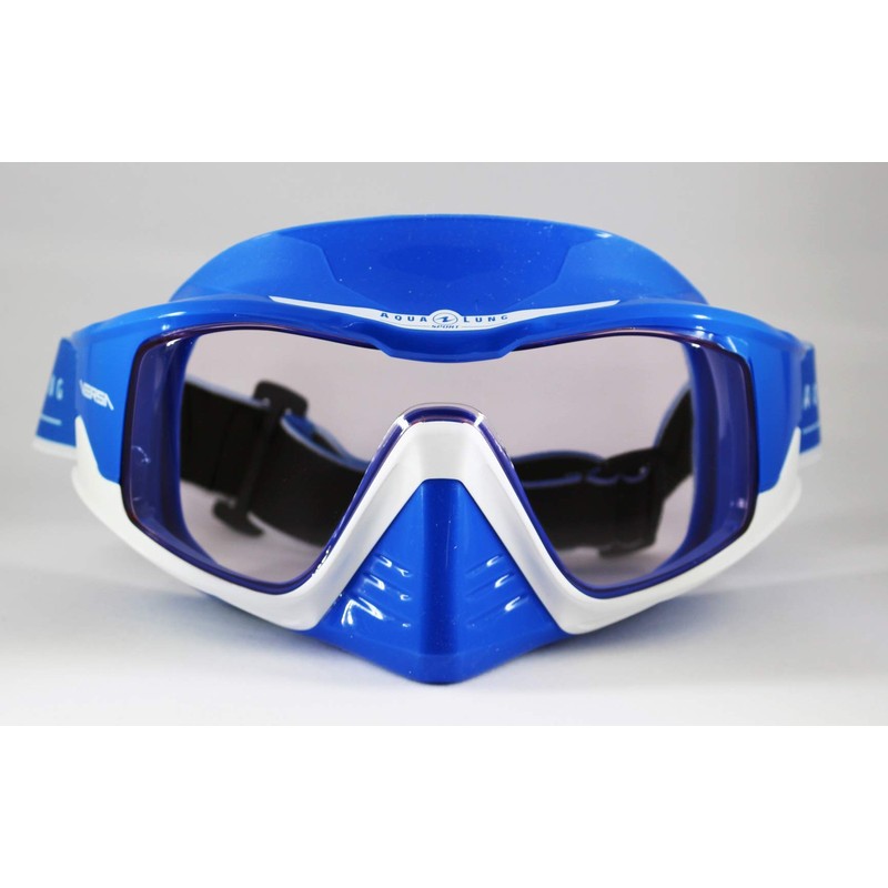 Aqualang 195210 Versa Mask Blue/White AMBER LENS