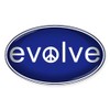 CafePress Evolve with Peace Oval Car Bumper Sticker