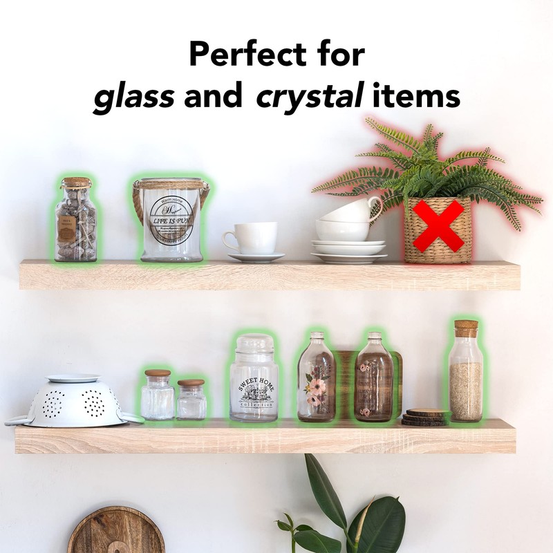 Quakehold! 22111 Gel for Glass and Crystal, Clear, 4oz