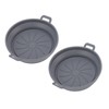 2 PCS Fryer Silicone Basket Nonstick Silicone Liners Fryer Pot
