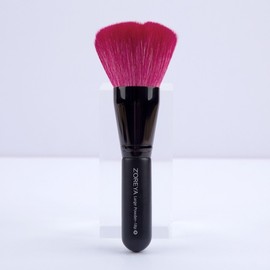 New Large Powder Blusher & Setting Brush Beauty Tool - Rose Wool with Black Wood Grip Powder Brush 2ea