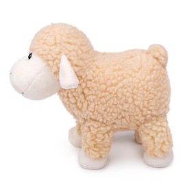 lilizzhoumax Sheep Cuddly Toy, Plush Toy, Fluffy Stuffed Toy, Small Lamb, Kawaii Plush, Cute Plush Toy, Gift for Girls, Boys & Babies, 18 cm, Yellow