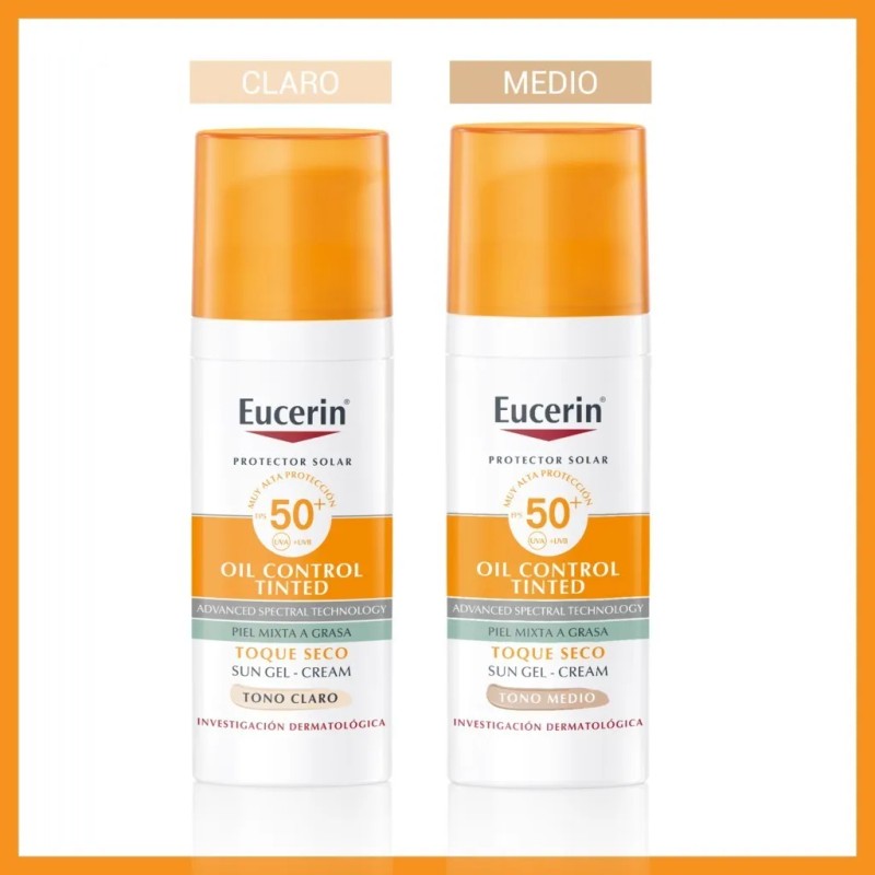 Eucerin Sun Control Protector Solar Facial Claro Fps50 50ml