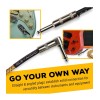 GLS Audio (5) GLS Audio 15 ft Instrument Cable, Yellow/Brown