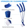 2 in 1 Window Blind Cleaner Duster Tool,Dual Brush Head,with