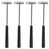 TEHAUX 4pcs Mini Double- Mallet Versatile Soft and Hard Tip