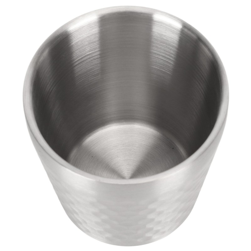 4pcs 304 Stainless Steel Cup Double Layer Insulated Thickened Cup