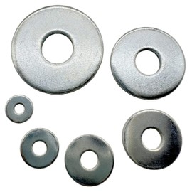 M4 Flat Penny Washer (Pack of 20) Plain Wide Round Metal Stainless Steel Washers 4mm for Screws And Bolts Heavy Duty to Standard DIN9021 (4mm x 12mm)