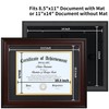 DOAI ART 8.5 x 11 Diploma Frame Set of 4