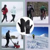 Men’s Winter Gloves -30℉ Waterproof Windproof Touch Screen Warm Gloves