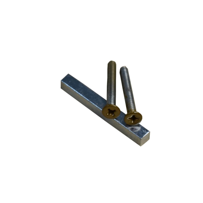 Window Handle Oval White and Brass QUINCADECO